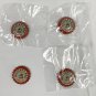 4 New Killians Red Beer Bottle Cap Flashing Red Light Pins Horse Logo