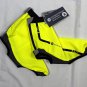 New Aero Tech Cycling Bicycle Shoe Covers Small Safety Yellow Reflective Accents