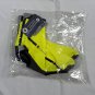 New Aero Tech Cycling Bicycle Shoe Covers Small Safety Yellow Reflective Accents