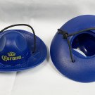 2 New Corona Beer Sombrero Bottle Openers Blue Plastic 2.5" Cinco de Mayo 2 New Corona Beer Sombrero Bottle Openers Blue Plastic 2.5" Cinco de Mayo