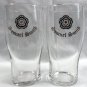 2 Samuel Smith Beer Pint Glasses 18 oz Gold Logo