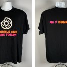 Sprinkle and Shine Today America Runs on Dunkin Donuts T Shirt Mens XL 50/50