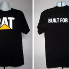 CAT Caterpillar Inc Built For It T Shirt Mens Large black 100% cotton logo CAT Caterpillar Inc Built For It T Shirt Mens Large black 100% cotton logo