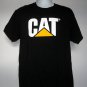 CAT Caterpillar Inc Built For It T Shirt  Mens Large black 100% cotton logo