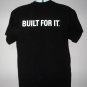 CAT Caterpillar Inc Built For It T Shirt  Mens Large black 100% cotton logo