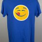 #SayItwith Pepsi Soda Pop Smiley Face Logo T Shirt Mens Medium Blue cotton