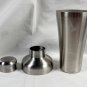 Grey Goose Vodka Embossed Cocktail Glass Metal Cocktail Shaker Olive Pick