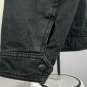 Levis Sherpa Lined Trucker Jacket Coat Mens Medium Canvas Black