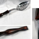 Cutco Slotted Spoon 1713 Stainless Steel 12.5" Swirled Handle USA Made Cutco Slotted Spoon 1713 Stainless Steel 12.5" Swirled Handle USA Made
