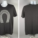 Herradura Tequila Horseshoe Logo T Shirt Mens XL Gray Cotton Polyester Blend Herradura Tequila Horseshoe Logo T Shirt Mens XL Gray Cotton Polyester Blend
