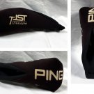 One Ping Ist Titanium Driver Golf Club Head Cover Black & Gold One Ping Ist Titanium Driver Golf Club Head Cover Black & Gold