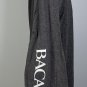 Bacardi Rum Bat Logo Long Sleeve T Shirt Mens XL Gray Cotton Blend