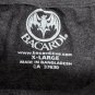 Bacardi Rum Bat Logo Long Sleeve T Shirt Mens XL Gray Cotton Blend