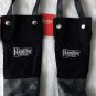 2 New Ketel One Vodka Bottle Bag Embroidered Canvas Black Handle Snaps Gift Tag