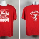 Fireball Cinnamon Whisky Red Kingdom KC Chiefs Football Logo T Shirt Mens 2XL Fireball Cinnamon Whisky Red Kingdom KC Chiefs Football Logo T Shirt Mens 2XL