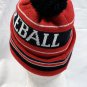 New Fireball Knitted Beanie Hat Acrylic Pom Pom Cinnamon Whisky