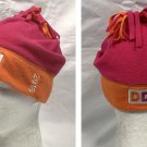 America Runs on Dunkin Donuts 2016 Beanie Hat Embroidered Pink Orange