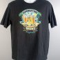 Tommy Bahama Summertime Brews Beer Palm Trees T Shirt Mens Large Gray UPF 30