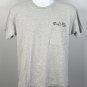 Salt Life Hook Line Sinker Pocket T Shirt Mens Medium Gray Fishing Logo