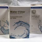 2 New GE MWF Genuine Refrigerator Water Filters + 1 Compatible WQ-BX-G1 2 New GE MWF Genuine Refrigerator Water Filters + 1 Compatible WQ-BX-G1