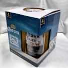 4 Corona Extra Beer 12 oz Pint Glasses + Rimming Salt Gift Box 4 Corona Extra Beer 12 oz Pint Glasses + Rimming Salt Gift Box
