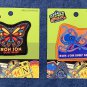 2 New Ron Jon Surf Shop Iron on Patches Octopus Butterfly Colorful