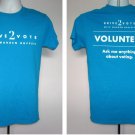 Drive 2 Vote with Warren Buffett Volunteer t shirt Mens Small Ask Me Anything Drive 2 Vote with Warren Buffett Volunteer t shirt Mens Small Ask Me Anything