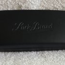 Lucky Brand Hard Case EyeGlass Sunglass Case black felt lined