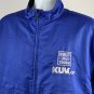 Built Ford Tough Jacket Mens Large Pockets Full Zip Polyester Vented Blue