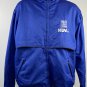 Built Ford Tough Jacket Mens Large Pockets Full Zip Polyester Vented Blue