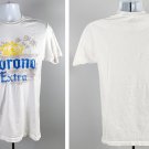 Corona Extra Beach Logo T Shirt Mens Medium White Beer Cerveza Corona Extra Beach Logo T Shirt Mens Medium White Beer Cerveza