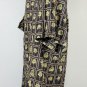 Tori Richard Button Front Shirt Mens XL Palms Trees Cotton Black Block Design