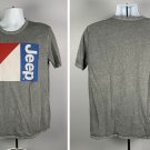 Jeep Red White Blue Logo T Shirt Mens Large Gray Cotton Jeep Red White Blue Logo T Shirt Mens Large Gray Cotton