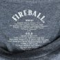 Fireball Whisky Red Devil Logo T Shirt Mens 4XLB 50/50 Blue