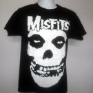 The Misfits T Shirt Mens Small Skull logo black 100% cotton