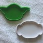 Star Wars Cookie Cutters Yoda C3PO R2D2 Chewy Leia Millennium Falcon Tie Fighter