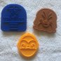 Star Wars Cookie Cutters Yoda C3PO R2D2 Chewy Leia Millennium Falcon Tie Fighter