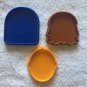 Star Wars Cookie Cutters Yoda C3PO R2D2 Chewy Leia Millennium Falcon Tie Fighter