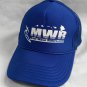 MWR Maui Wave Riders Snapback Trucker Baseball Hat Mens Hawaii Blue