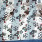 Christmas Holiday Snowman Snowflakes Winter Polyester Scarf Head Wrap 59" x 13"
