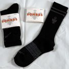 2 Pair Bombas All Purpose Calf Socks Medium Black Polyester Cotton Elastane Mix 2 Pair Bombas All Purpose Calf Socks Medium Black Polyester Cotton Elastane Mix