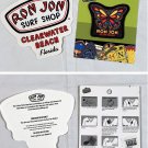 New Ron Jon Surf Shop Iron on Patch Butterfly & Clearwater Beach Sticker 5.25" New Ron Jon Surf Shop Iron on Patch Butterfly & Clearwater Beach Sticker 5.25"