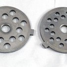2 KitchenAid Food Meat Grinder Plate Metal Discs Fine & Coarse Replacement 2 KitchenAid Food Meat Grinder Plate Metal Discs Fine & Coarse Replacement