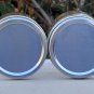 2 Slim Chickens Restaurant Mason Jar Cocktail Glasses 12 oz Embossed with Lids