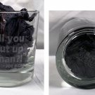 Will You Shut Up Man President Joe Biden Cocktail Glass Etched 10 oz USA Made