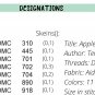 Cross stitch pattern "Apple of love" PDF