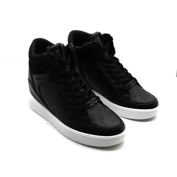 Guess Women's Blairin Logo Hidden Wedge Laceup Sneakers Women's Shoes (size 7)
