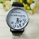 Geneva Unisex Casual Watch Leather Belt