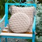 Bohemian Hand Knit Knot Geometric Pattern Cushion
