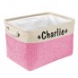 Personalized Dog Toy Basket / Storage Box With Your Dog's Name